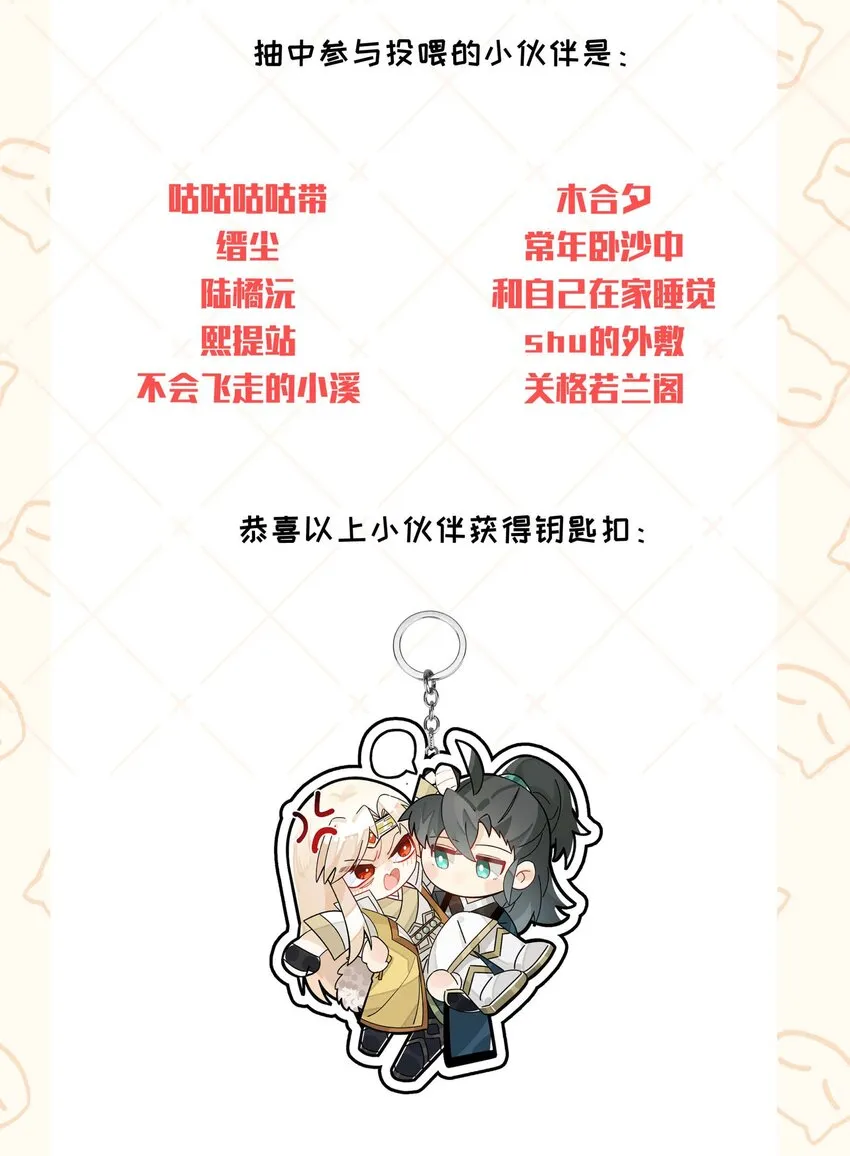开奖公告 感谢大家的支持！3