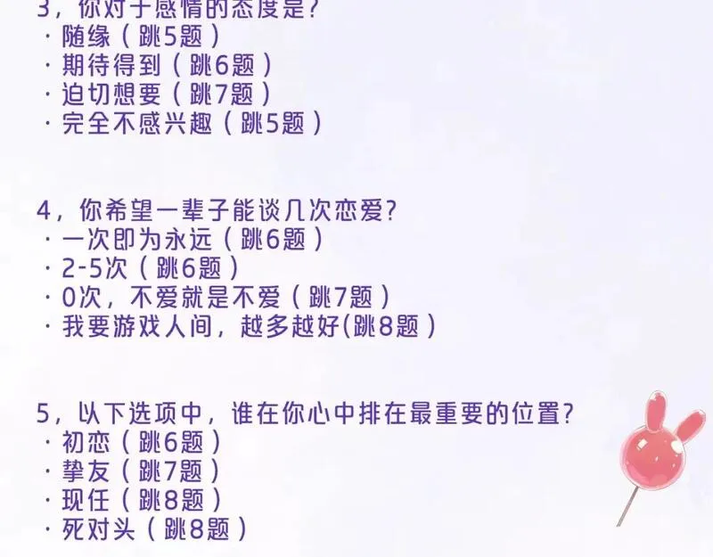 第8期  【互动】测测你的恋爱观像谁2