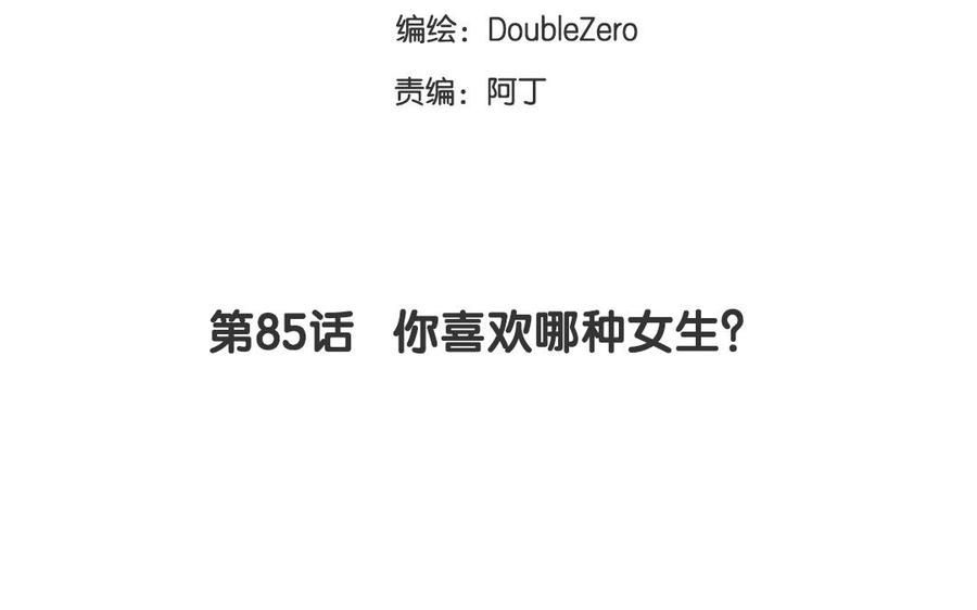 第85话 你喜欢哪种女生？2